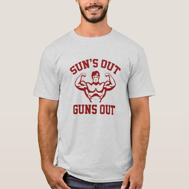 Camiseta Sun's Out Guns Out (Frente)
