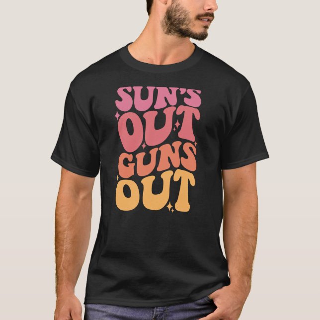 Camiseta Sun's Out Guns Out 1 (Frente)