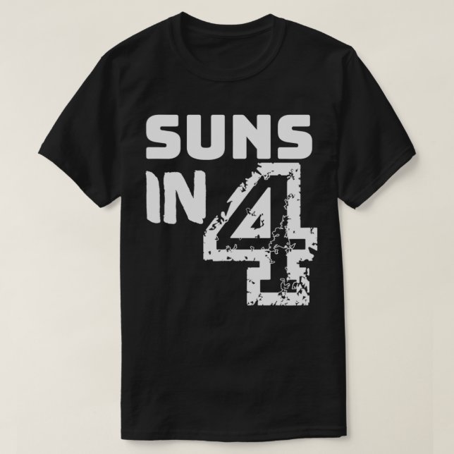 Camiseta Suns Virais Em Quatro Basquete (Frente do Design)