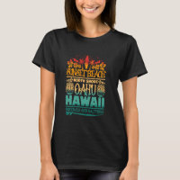 Sunset Beach Oahu North Shore Hawaii Surf Retro Ti