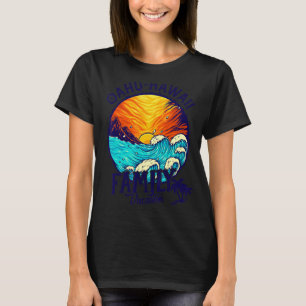 Camiseta Sunset Beach Retro Oahu Hawaii Matando Família Vac