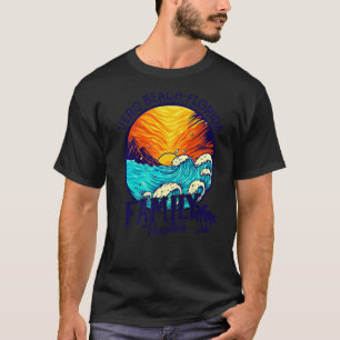 Camiseta Sunset Beach Retro Vero Beach Family Vacat