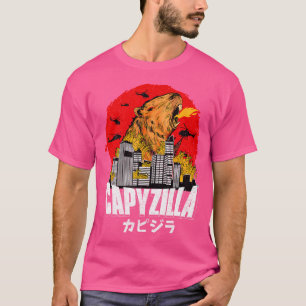 Camiseta Sunset Capyzilla Funny Capybara