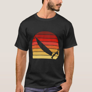 Camiseta Sunset Cat Sailing Vintage