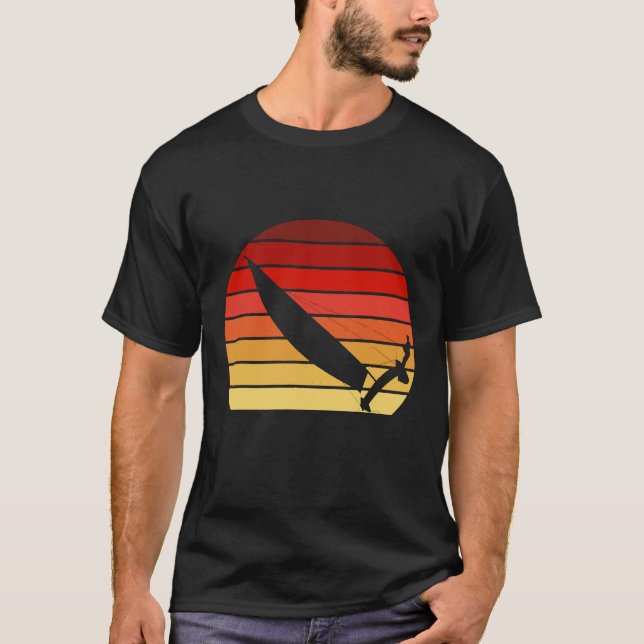 Camiseta Sunset Cat Sailing Vintage (Frente)