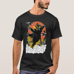 Camiseta Sunset Catzilla Japonês