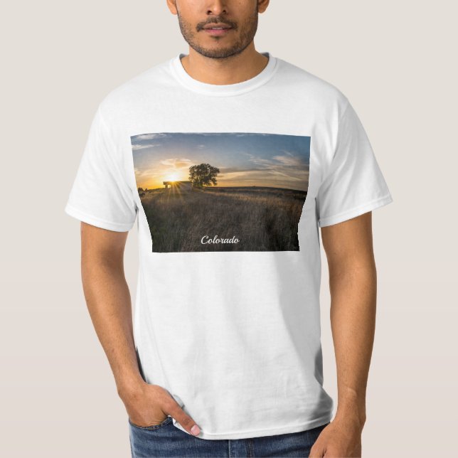 Camiseta Sunset Colorado Abandonada (Frente)