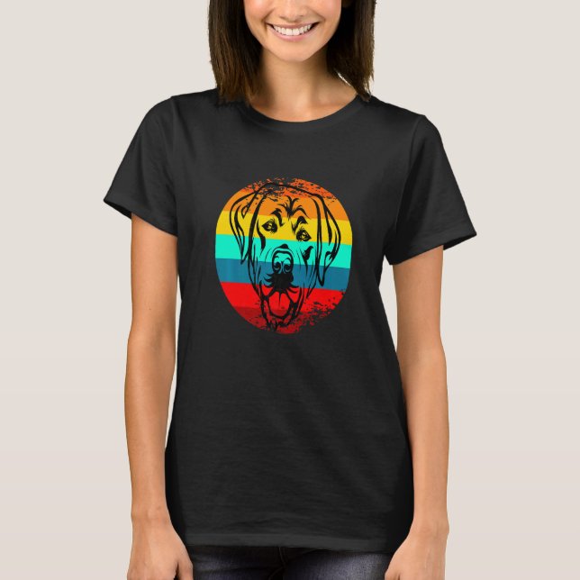 Camiseta Sunset com Labrador Retriever Lab Dog (Frente)