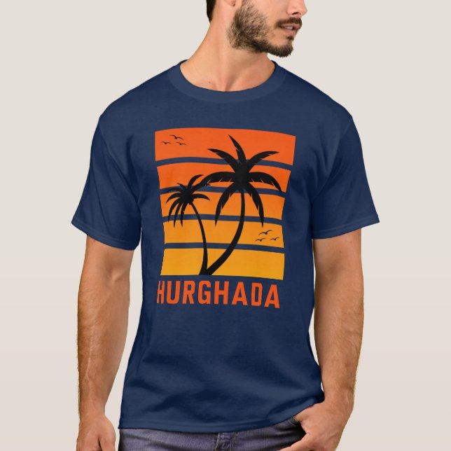 Camiseta sunset, cor de laranja, cor de laranja az (Frente)