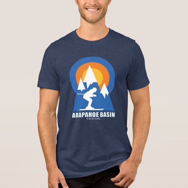 Camiseta Sunset da Arapahoe Basin Ski (Frente)
