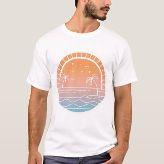 Camiseta Sunset de praia