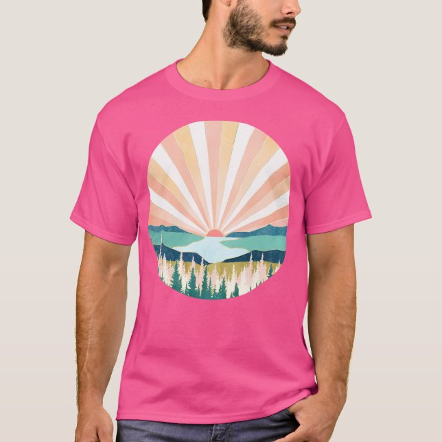 Camiseta Sunset de Verão (Frente)