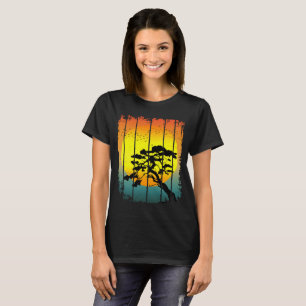 CAMISETA SUNSET DE VERÃO DE BONSAI