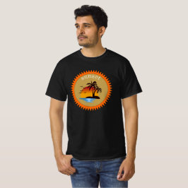 Camiseta Sunset de Verão Moderno