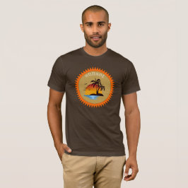 Camiseta Sunset de Verão Moderno