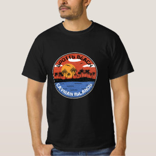 Camiseta Sunset Em Spotts Beach Cayman Islands