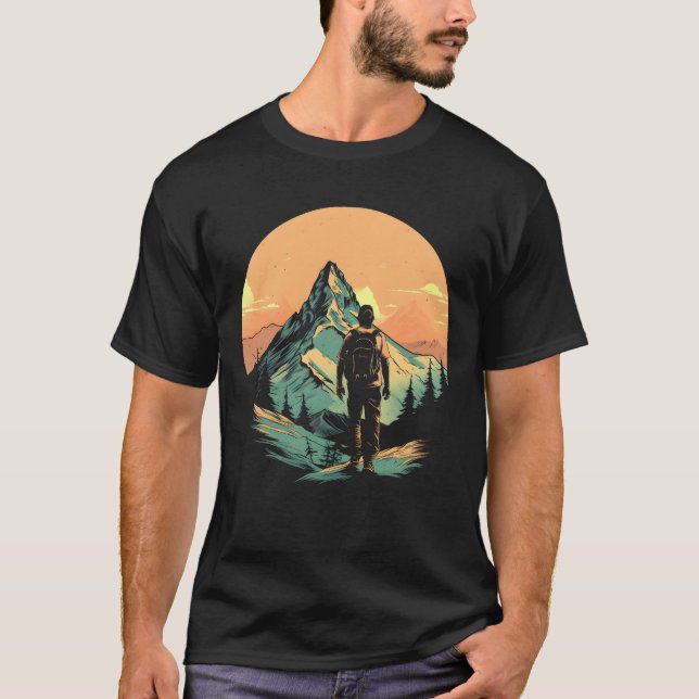Camiseta Sunset, Empresa de Caminho de Montanha (Frente)
