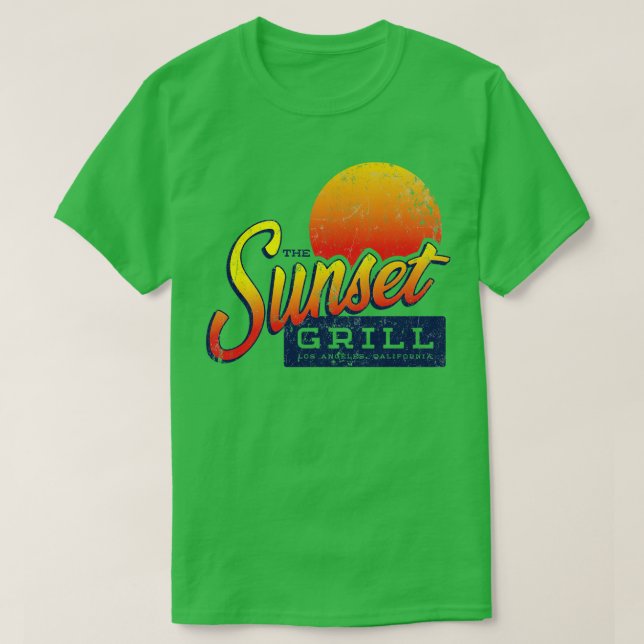 Camiseta Sunset Grill (Frente do Design)