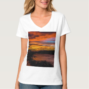 Camiseta Sunset in Praia (Cabo Verde)