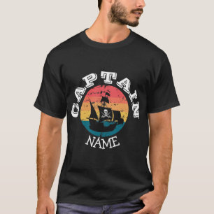Camiseta Sunset Jolly Roger Pirate Party T Shirt