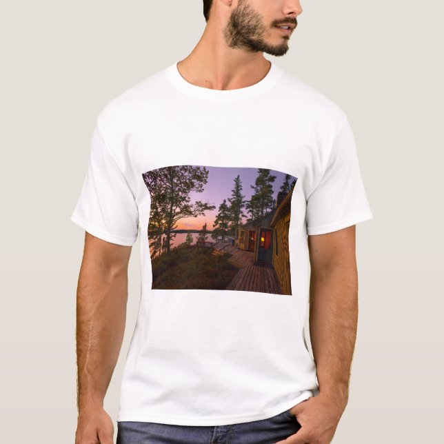 Camiseta Sunset no Parque Estadual de Acadia (Frente)