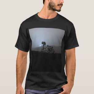 Camiseta Sunset no veículo da curiosidade de Marte
