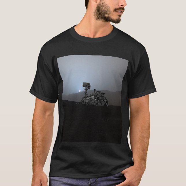Camiseta Sunset no veículo da curiosidade de Marte (Frente)