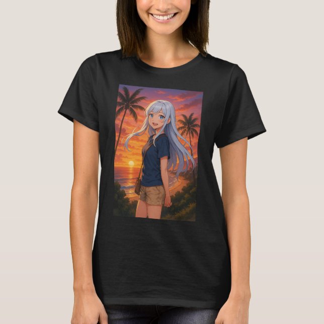 Camiseta Sunset Nova womens Tshirt (Frente)
