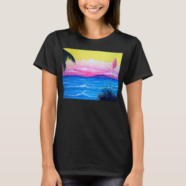 Camiseta Sunset Ocean  (Frente)