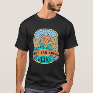 Camiseta Sunset On Rocky Formation Cabo San Lucas México Va