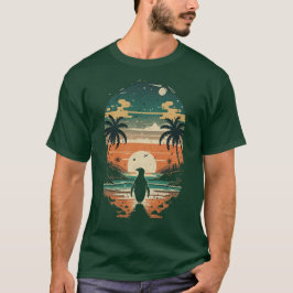 Camiseta Sunset Paradise Penguin T-Shirt