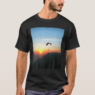 Camiseta Sunset Paraglide Wanderlust Arte Esportiva Extreme