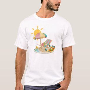 Camiseta Sunset Praia - Para Amantes de Oceano e V