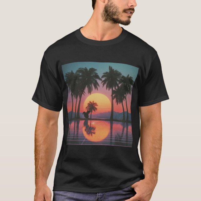 Camiseta Sunset Reflections with Squirrel (Frente)