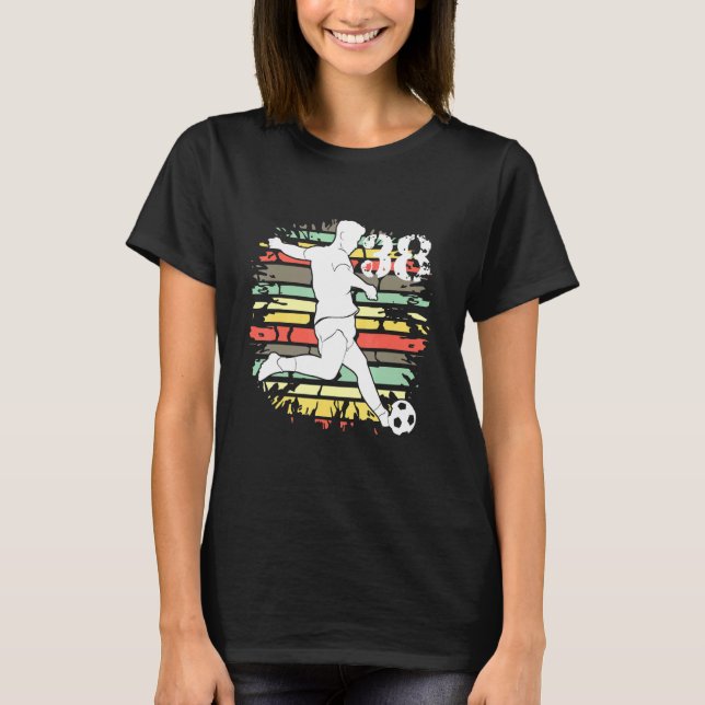 Camiseta Sunset Retro Soccer Número Trinta e Oito (Frente)