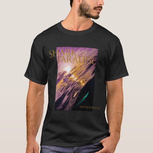 Camiseta Sunset Shark #1 (Frente)