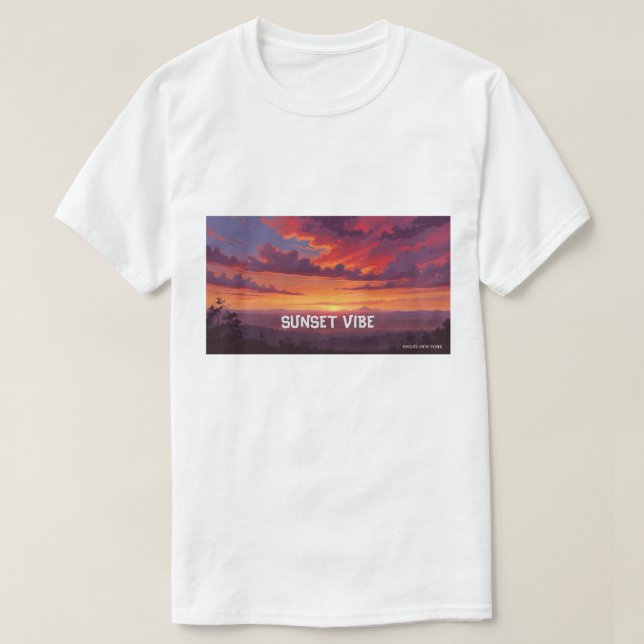 CAMISETA SUNSET T-SHIRT (Frente do Design)