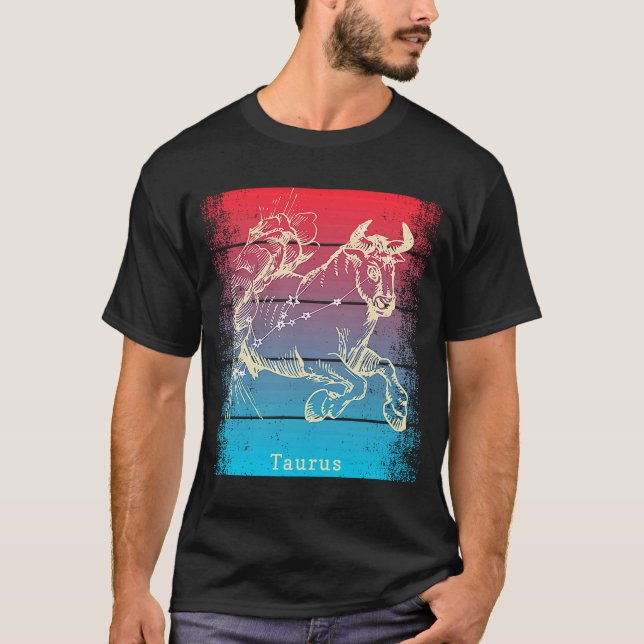 Camiseta Sunset Taurus Zodiac (Frente)