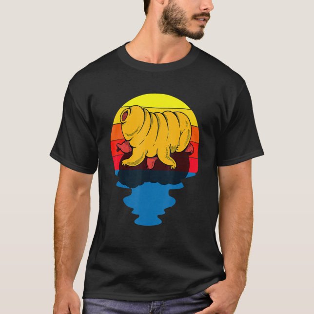 Camiseta Sunset Water Bear Microbiology Tardigrade (Frente)