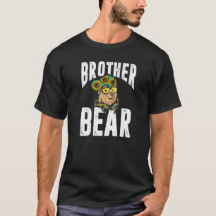 Camiseta Sunsher Brother Bear Flower For Men Sunflower