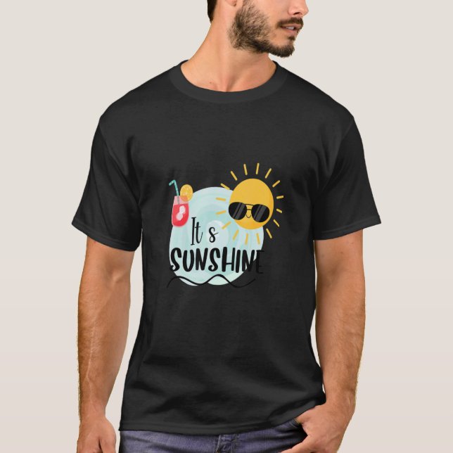 Camiseta Sunshine Beach Vacing Sand And Sun Holiday (Frente)