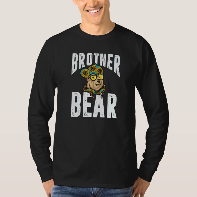 Camiseta Sunshine Brother Bear Flower For Men Sunflower (Frente)