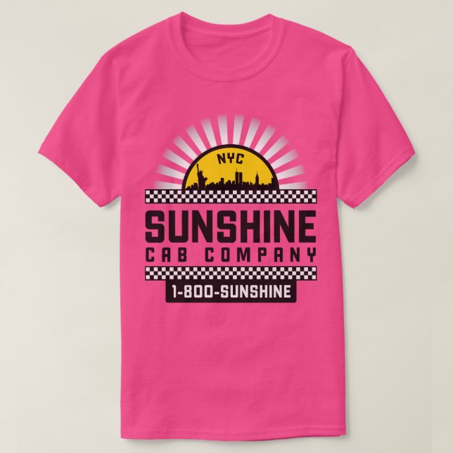 Camiseta Sunshine Cab Company (Frente do Design)