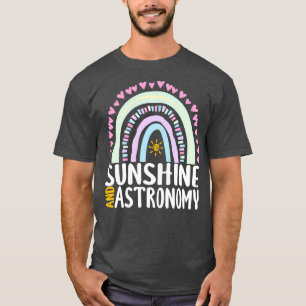 Camiseta Sunshine e Astronomia Gift. Cotovelo Bonito para M
