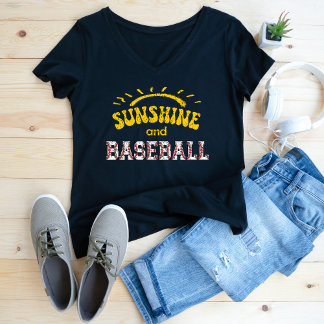 Camiseta Sunshine e beisebol aflitos