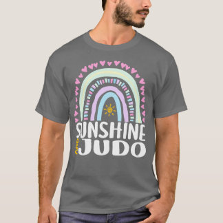 Camiseta Sunshine e Judo Cute Rainbow Gift para Mulheres Cr