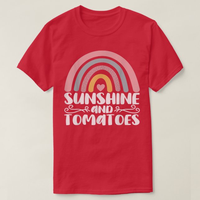 Camiseta Sunshine E Tomates (Frente do Design)