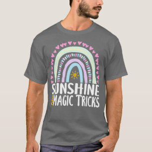 Camiseta Sunshine e Truques Mágicos - Presente Arco-Íris Cu