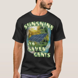Camiseta SUNSHINE EM CENTROS SALVOS DE energia solar