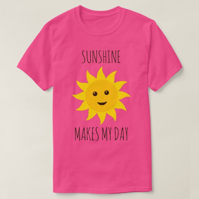 Camiseta Sunshine Faz Meu Dia (Frente do Design)